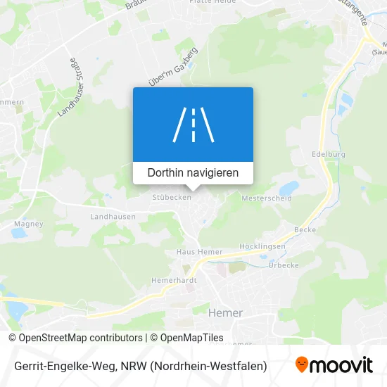 Gerrit-Engelke-Weg Karte