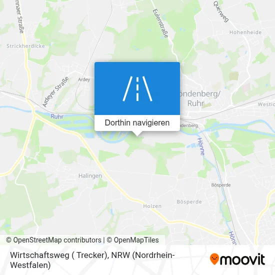 Wirtschaftsweg ( Trecker) Karte