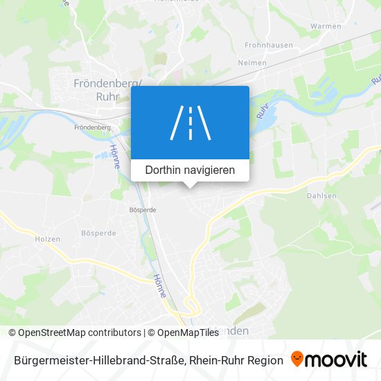 Bürgermeister-Hillebrand-Straße Karte