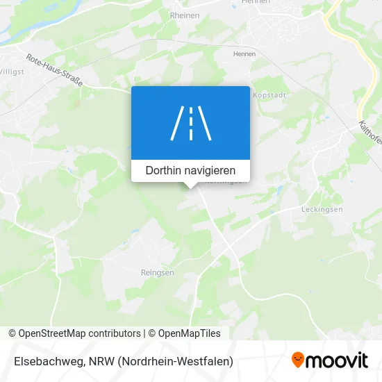 Elsebachweg Karte