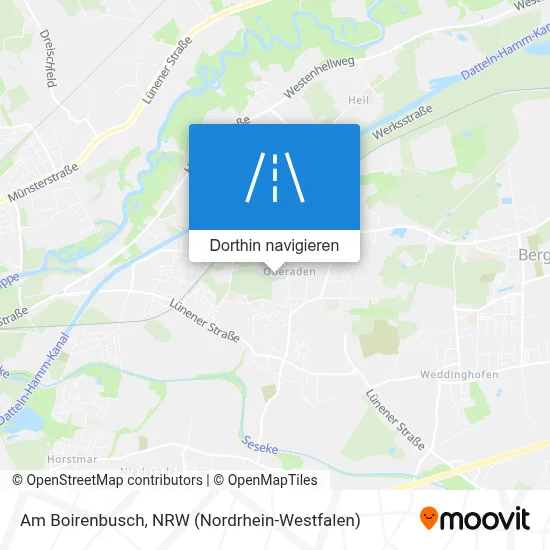 Am Boirenbusch Karte