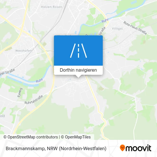 Brackmannskamp Karte