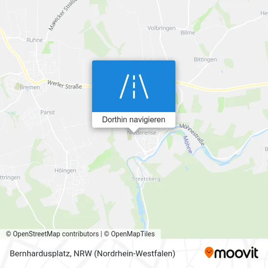 Bernhardusplatz Karte