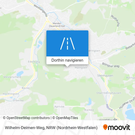 Wilhelm-Deimen-Weg Karte