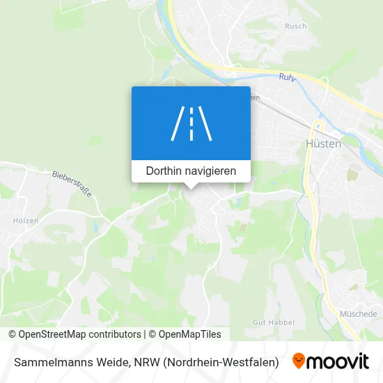 Sammelmanns Weide Karte
