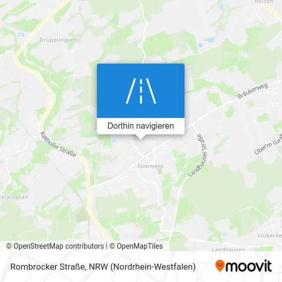 Rombrocker Straße Karte