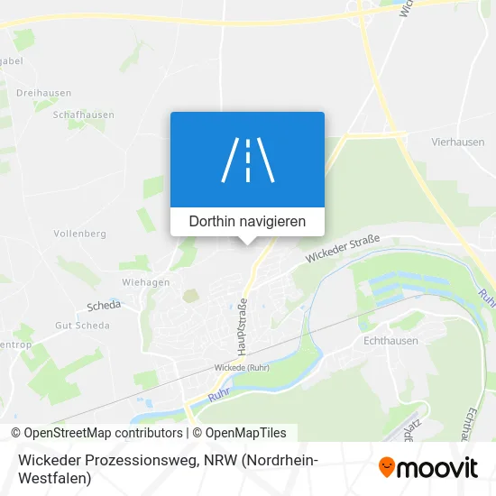 Wickeder Prozessionsweg Karte