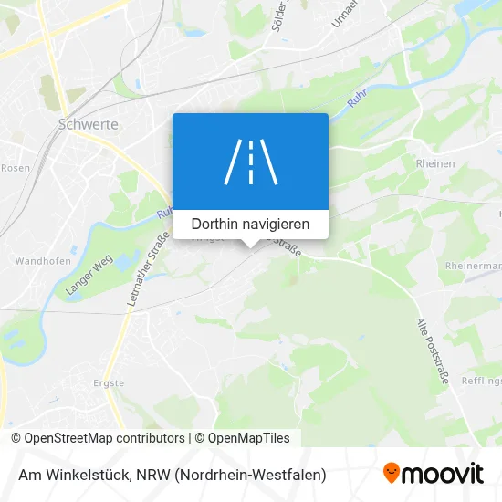 Am Winkelstück Karte