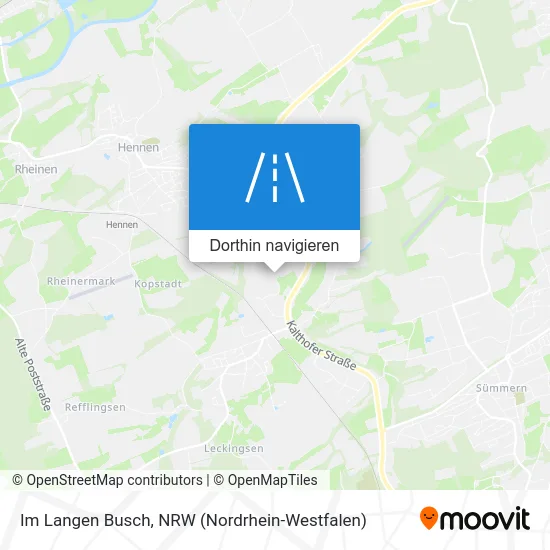 Im Langen Busch Karte