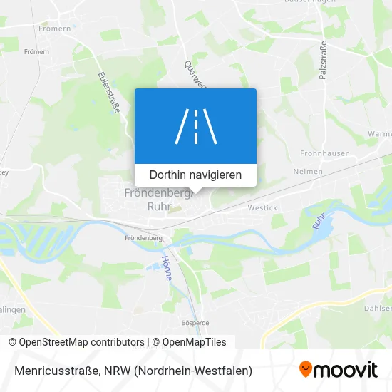 Menricusstraße Karte