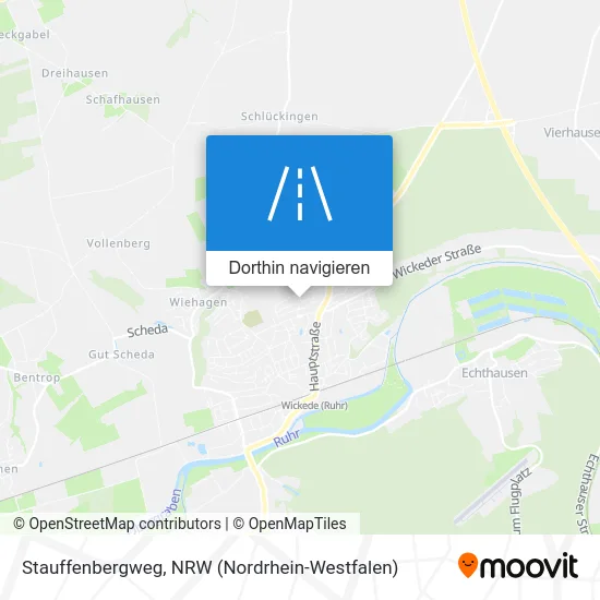 Stauffenbergweg Karte