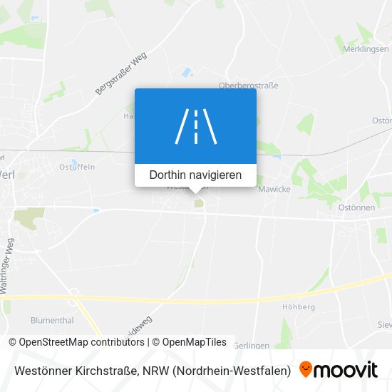 Westönner Kirchstraße Karte