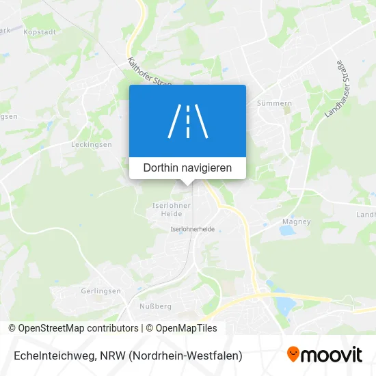 Echelnteichweg Karte