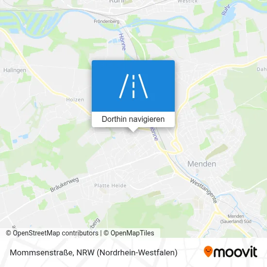 Mommsenstraße Karte