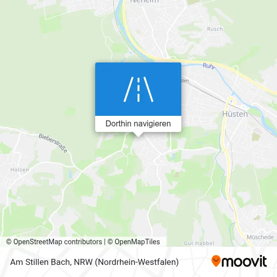 Am Stillen Bach Karte