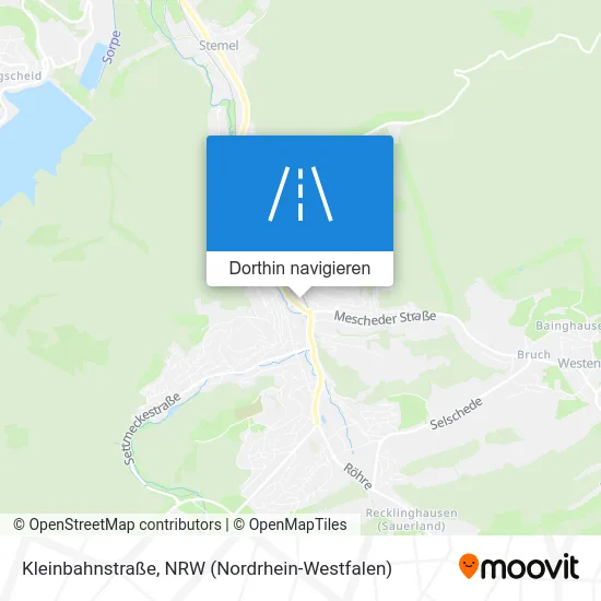 Kleinbahnstraße Karte