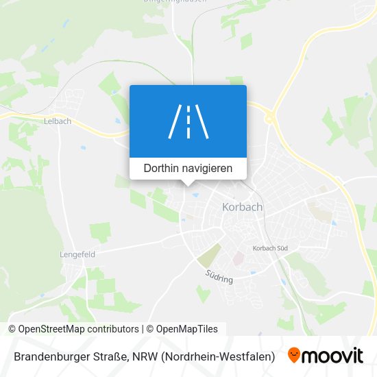 Brandenburger Straße Karte