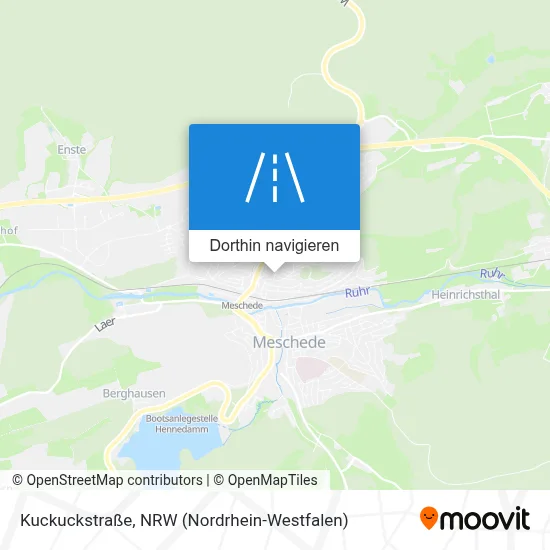 Kuckuckstraße Karte