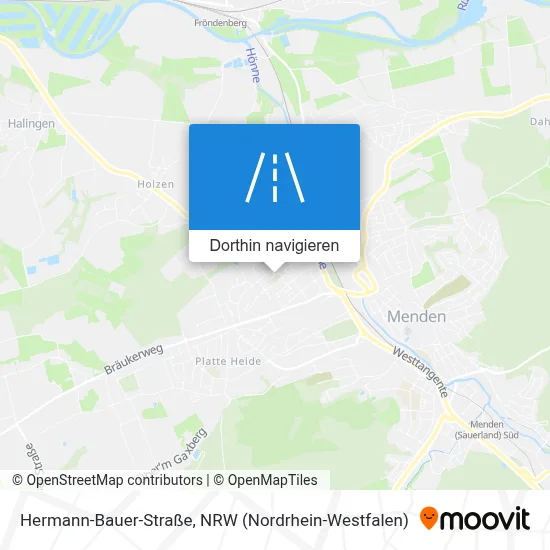 Hermann-Bauer-Straße Karte