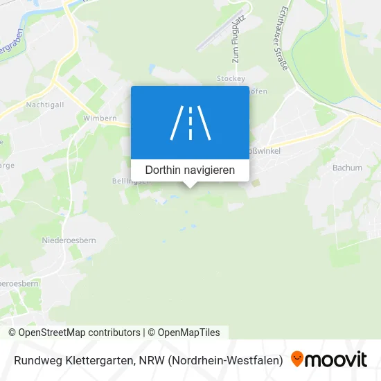 Rundweg Klettergarten Karte