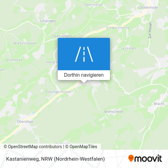 Kastanienweg Karte