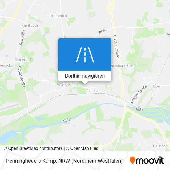 Penningheuers Kamp Karte