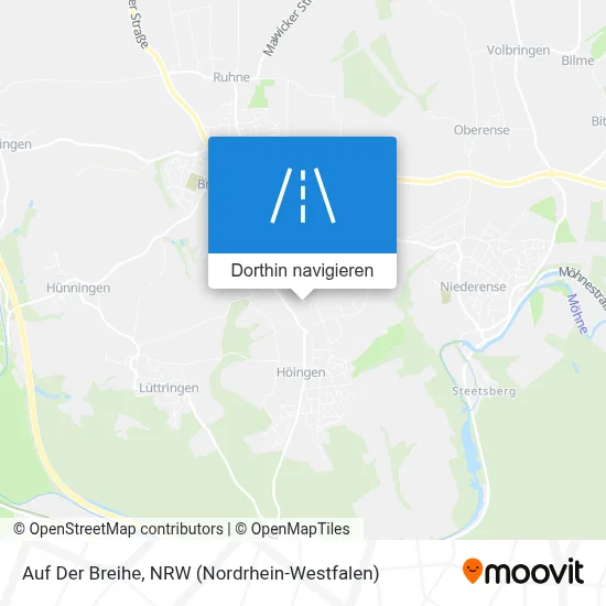 Auf Der Breihe Karte