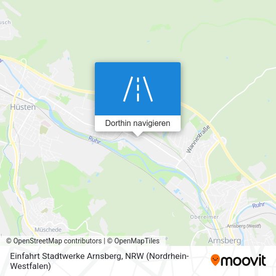 Einfahrt Stadtwerke Arnsberg Karte
