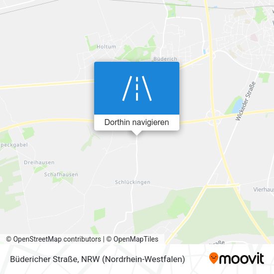 Büdericher Straße Karte