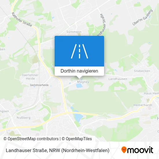 Landhauser Straße Karte