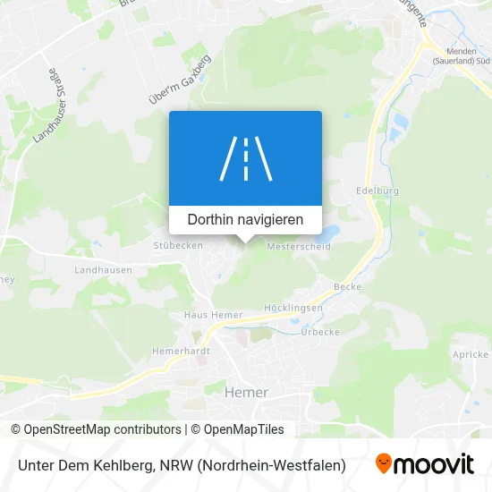 Unter Dem Kehlberg Karte