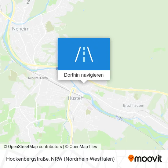 Hockenbergstraße Karte