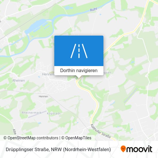 Drüpplingser Straße Karte