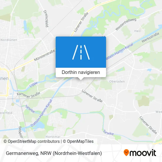 Germanenweg Karte