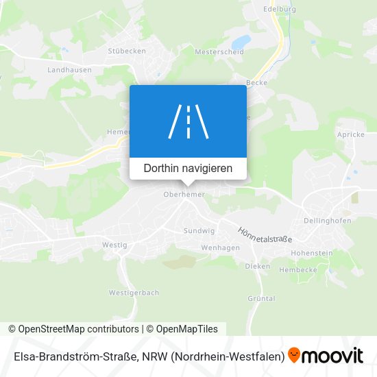 Elsa-Brandström-Straße Karte