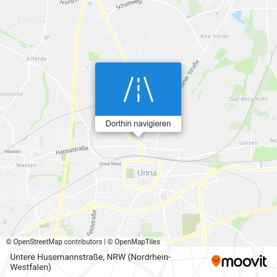 Untere Husemannstraße Karte