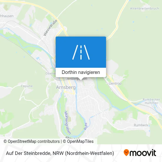 Auf Der Steinbredde Karte
