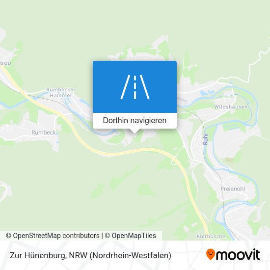 Zur Hünenburg Karte