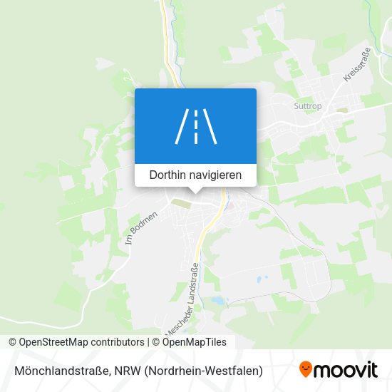 Mönchlandstraße Karte