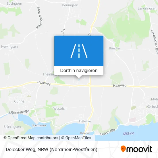 Delecker Weg Karte