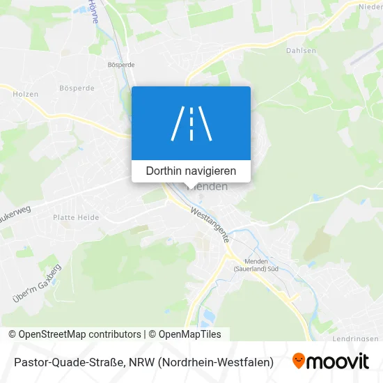 Pastor-Quade-Straße Karte