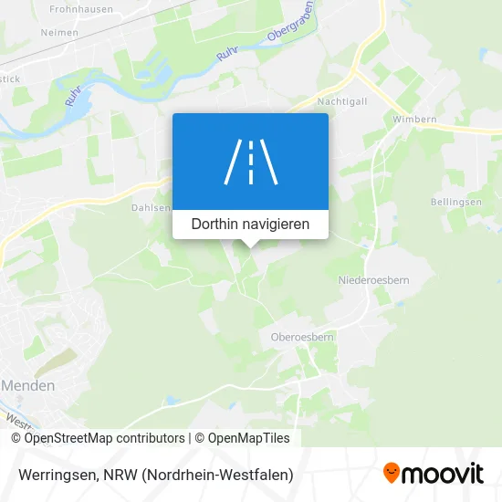 Werringsen Karte