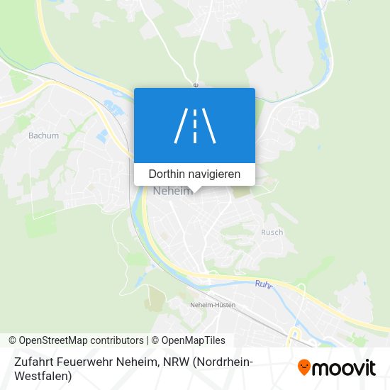 Zufahrt Feuerwehr Neheim Karte