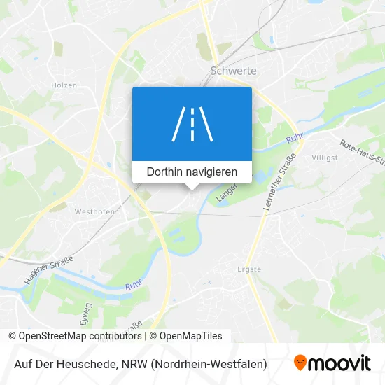 Auf Der Heuschede Karte