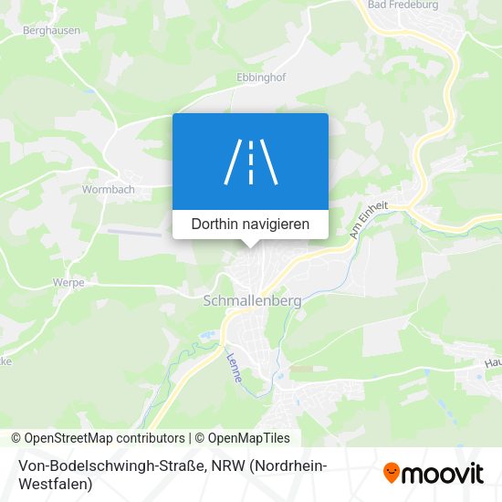 Von-Bodelschwingh-Straße Karte