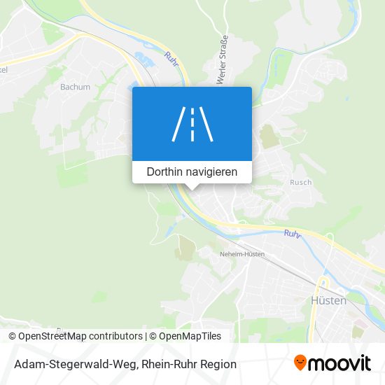 Adam-Stegerwald-Weg Karte