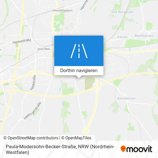 Paula-Modersohn-Becker-Straße Karte