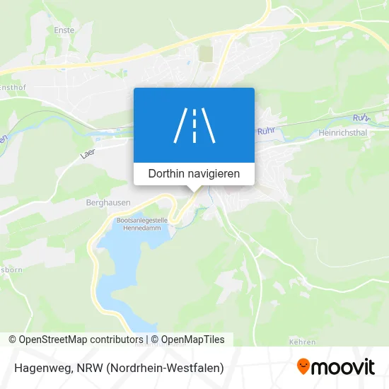 Hagenweg Karte