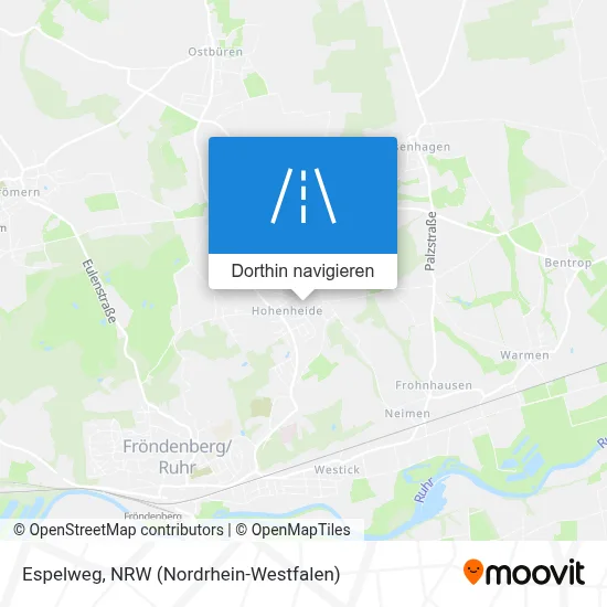Espelweg Karte