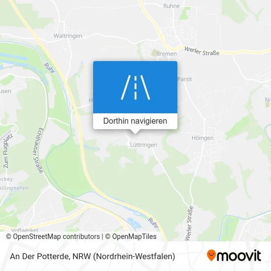 An Der Potterde Karte